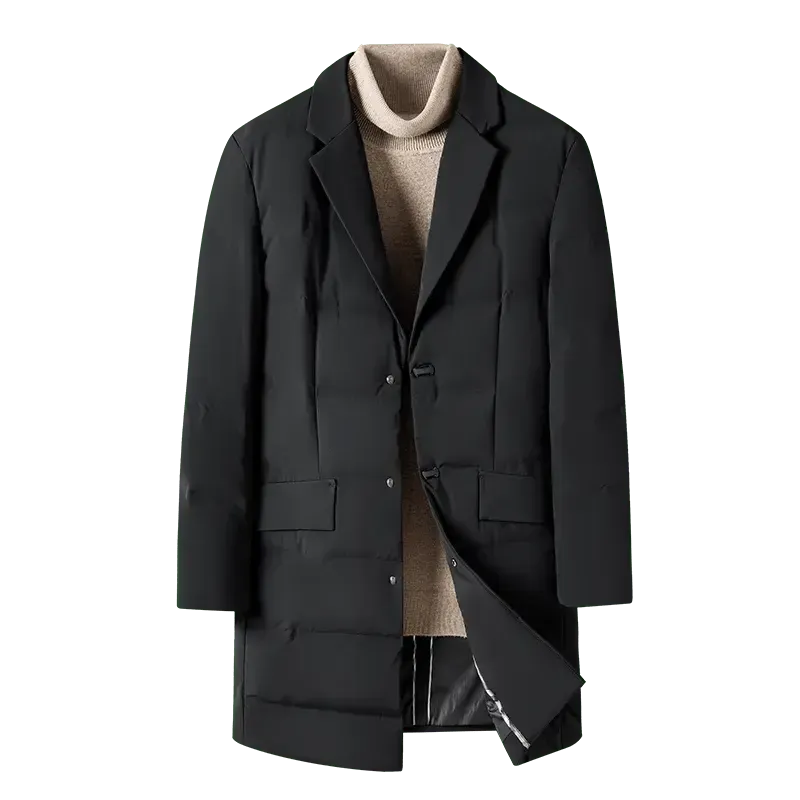 Blazer matelassé long British-Atelier Matelassé