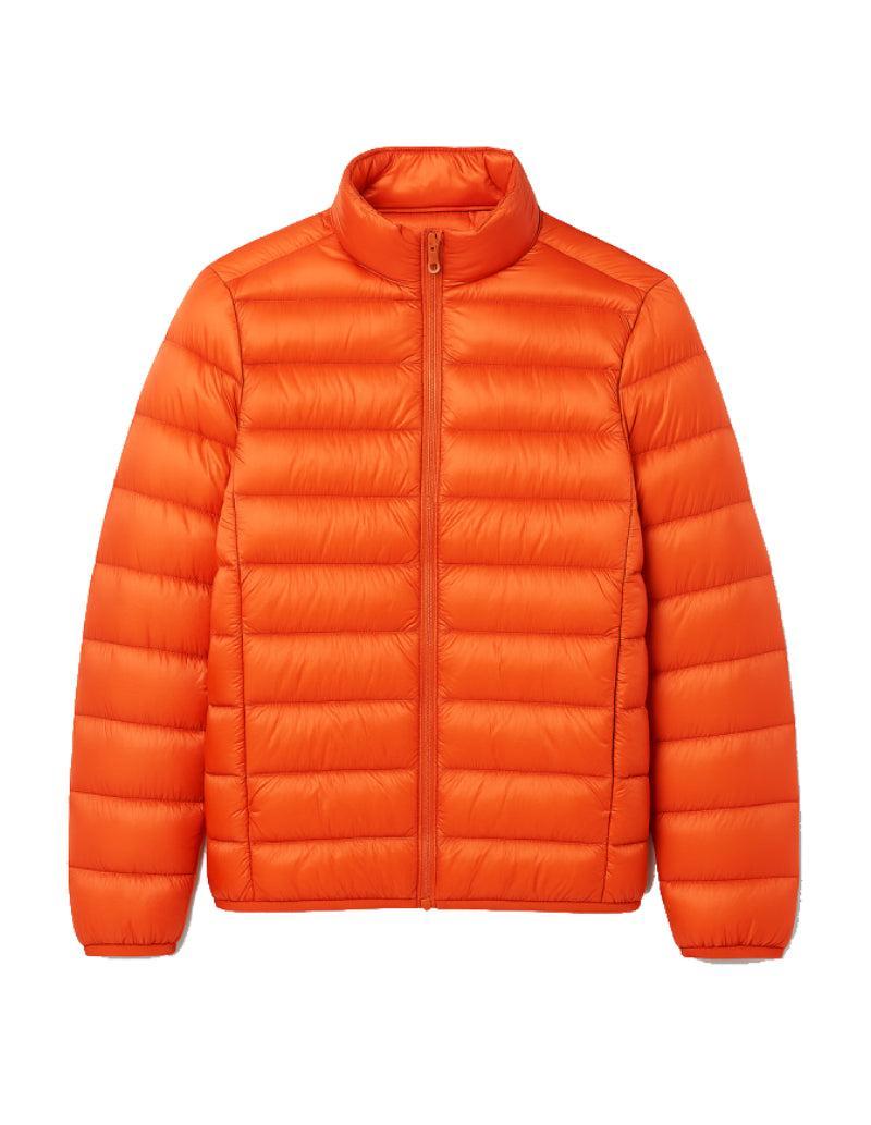 Doudoune Orange Homme-Atelier Matelassé