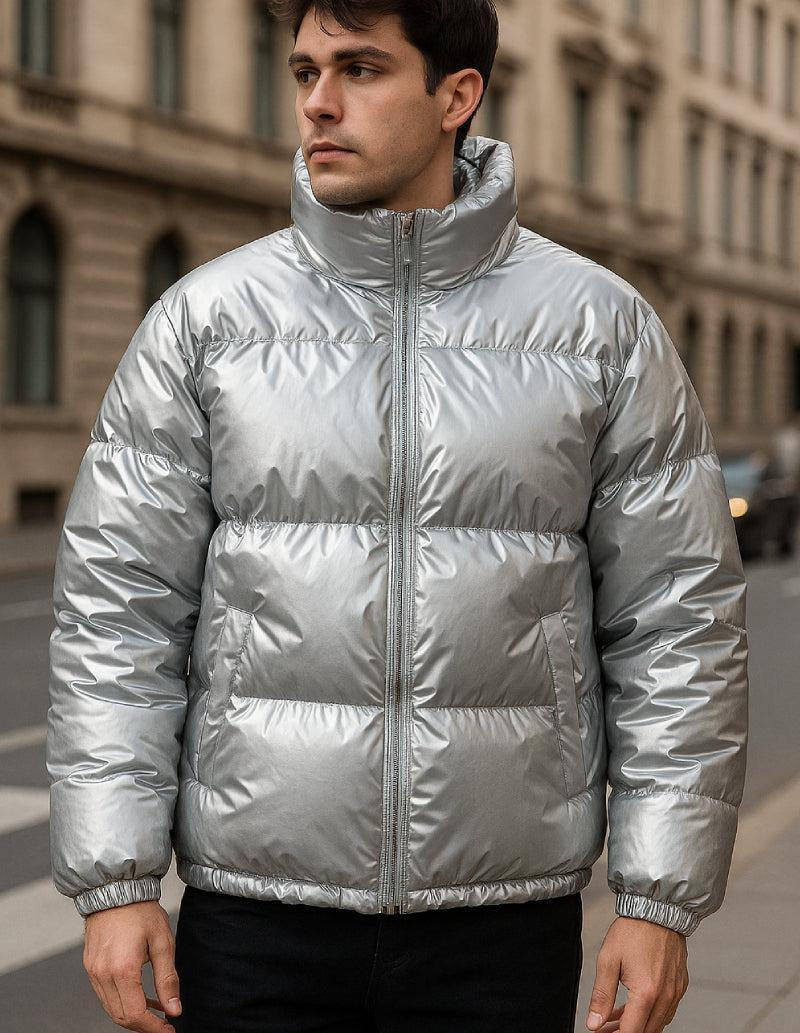 Doudoune chrome-Atelier Matelassé