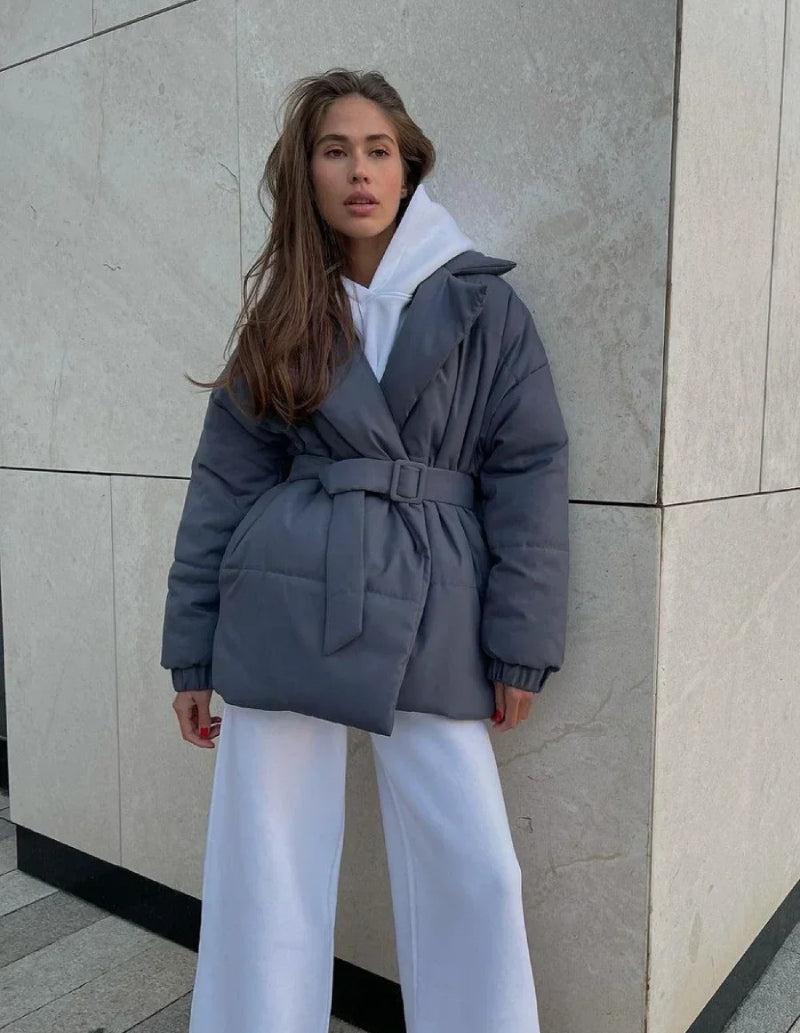 Doudoune cintrée femme-Atelier Matelassé