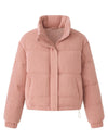 Doudoune rose velour-Atelier Matelassé