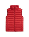 Doudoune rouge sans manche femme-Atelier Matelassé
