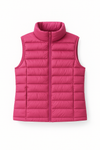 Doudoune sans manche femme rose-Atelier Matelassé