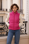 Doudoune sans manche femme rose-Atelier Matelassé