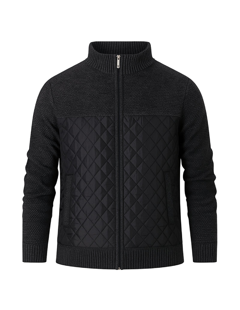 Gilet homme Noir-Atelier Matelassé