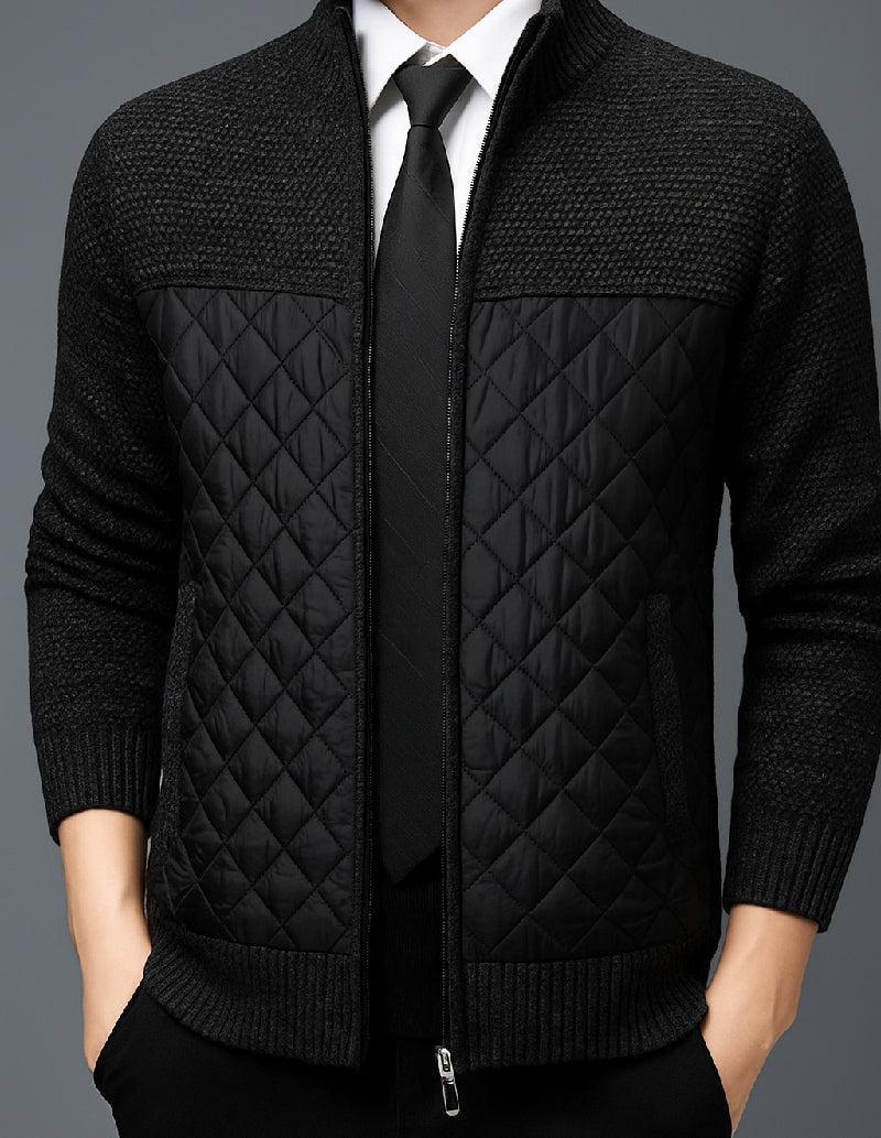 Gilet homme Noir-Atelier Matelassé