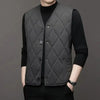 Gilet homme sans manche gris-Atelier Matelassé