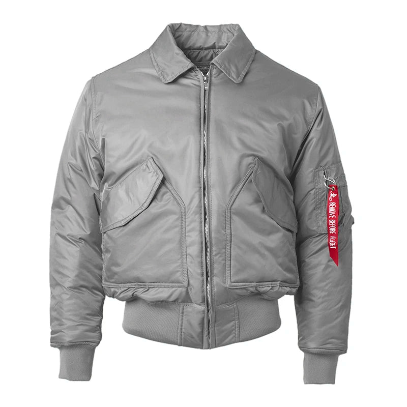 bomber matelassé homme gris-Atelier Matelassé