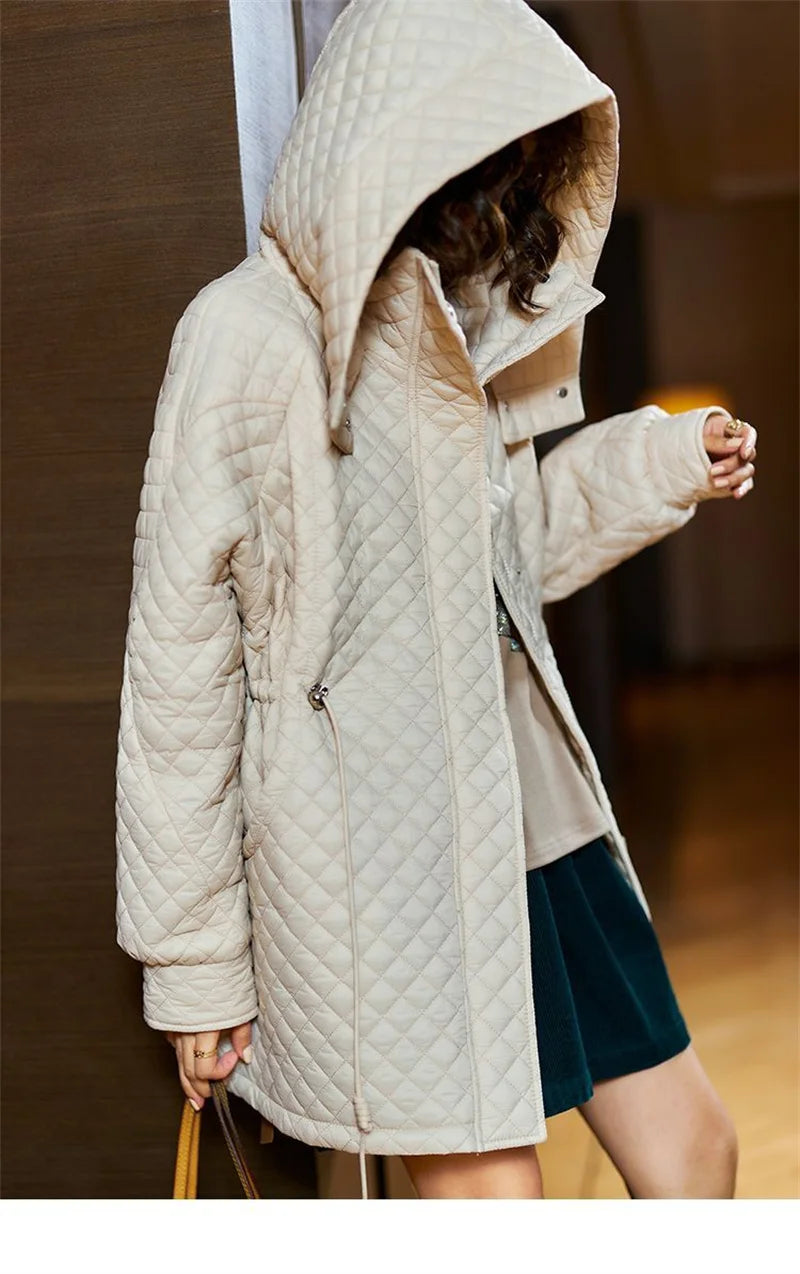 Coupe vent matelassé femme