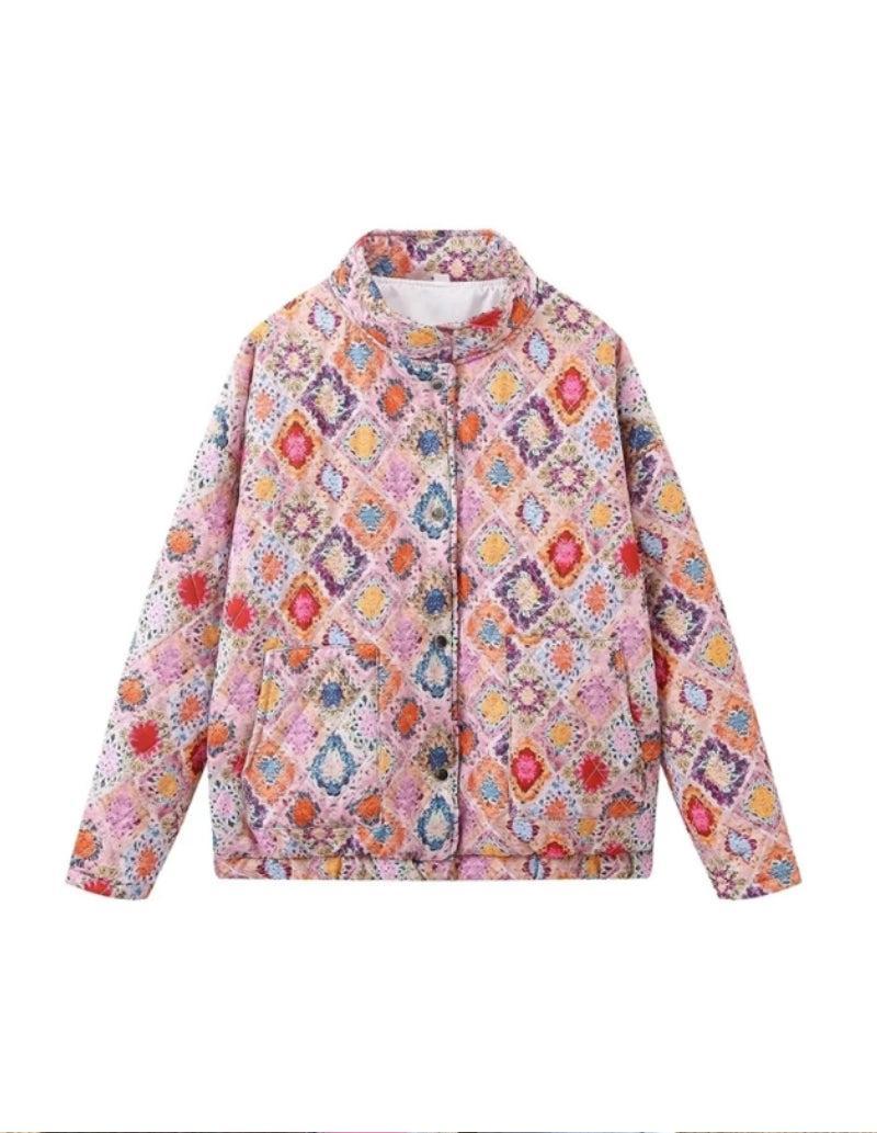 Veste matelassée Colorée-Atelier Matelassé