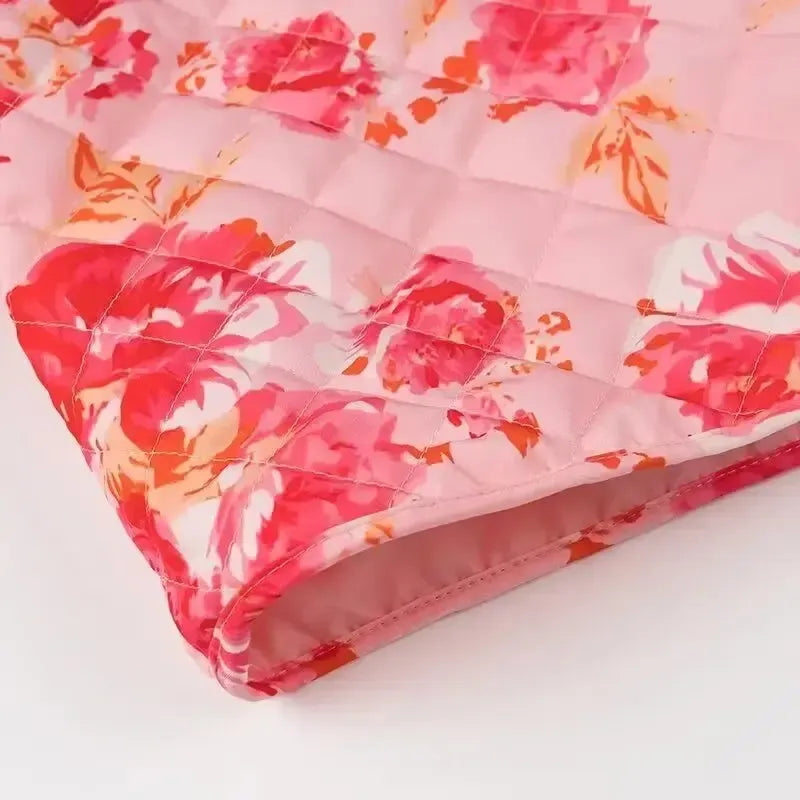 Veste matelassée Pink-Atelier Matelassé