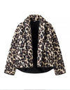 Veste matelassée leopard-Atelier Matelassé