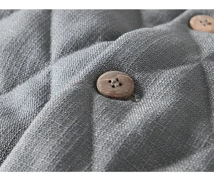 Veste matelassée loose Gris-Atelier Matelassé