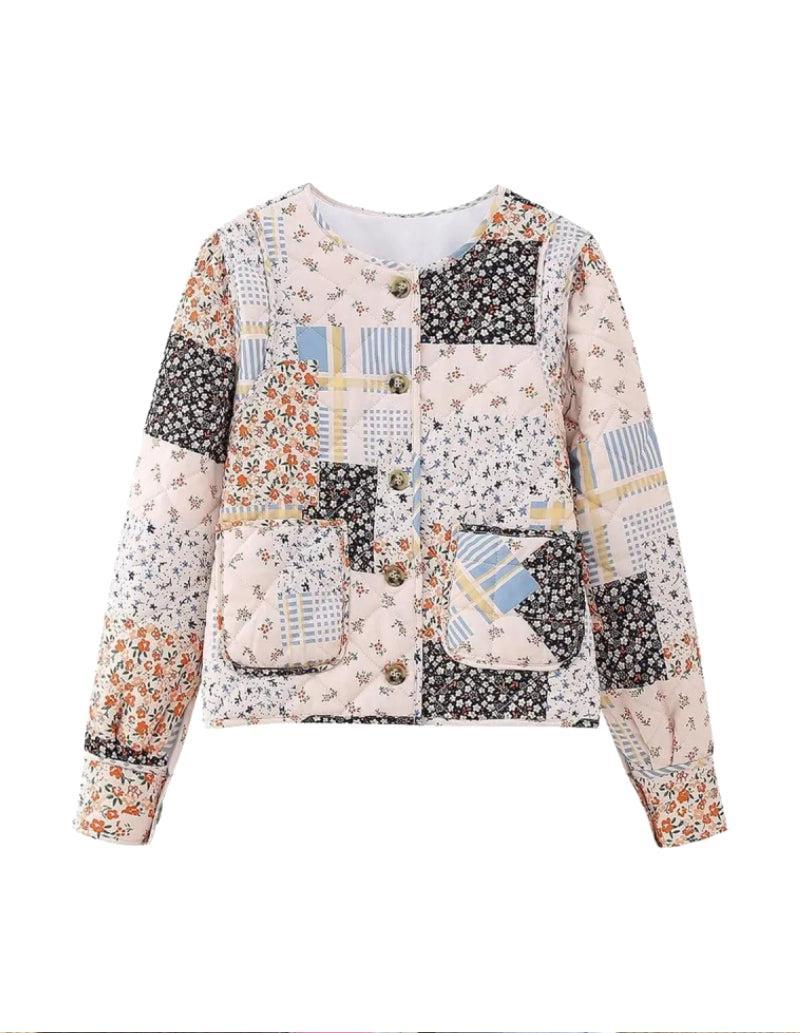 Veste matelassée patchwock-Atelier Matelassé