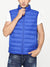 doudoune homme sans manche bleu