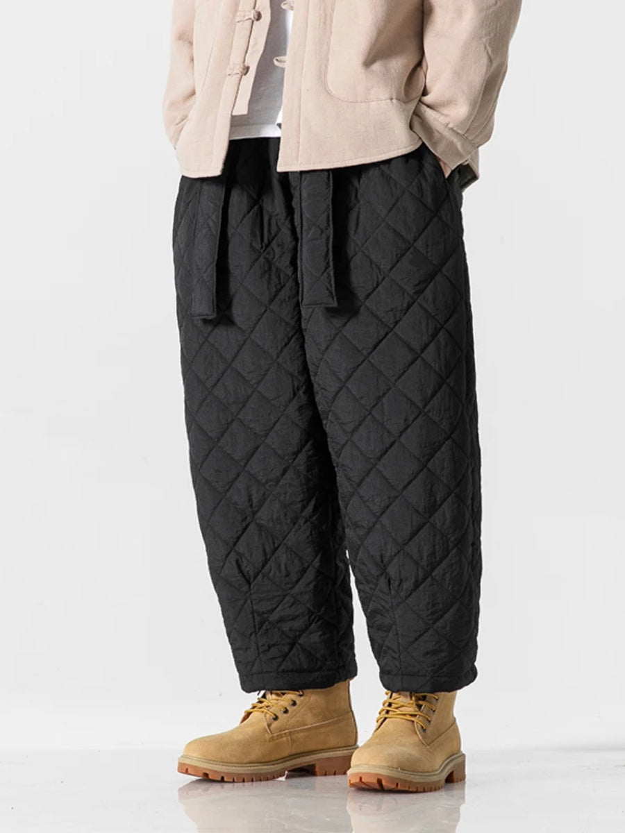 pantalon matelassé homme