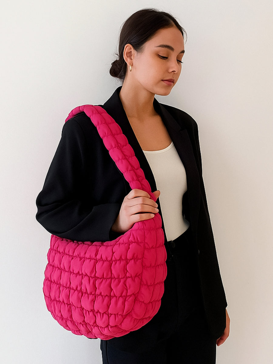 sac matelassé rouge
