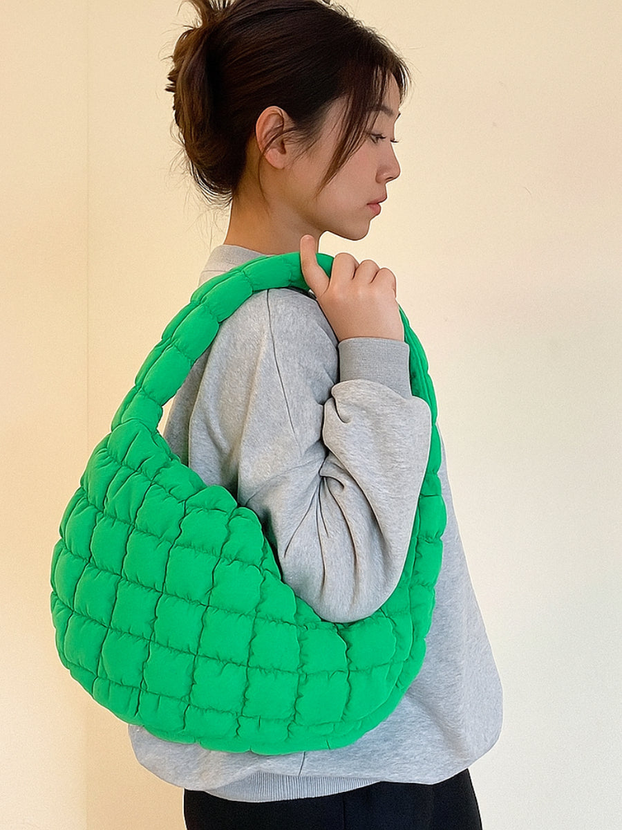 sac matelassé vert