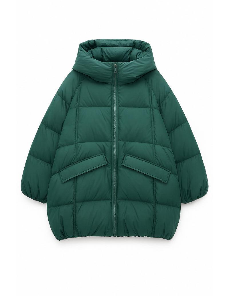 Anorak femme Vert-Atelier Matelassé