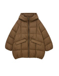 Anorak marron femme-Atelier Matelassé