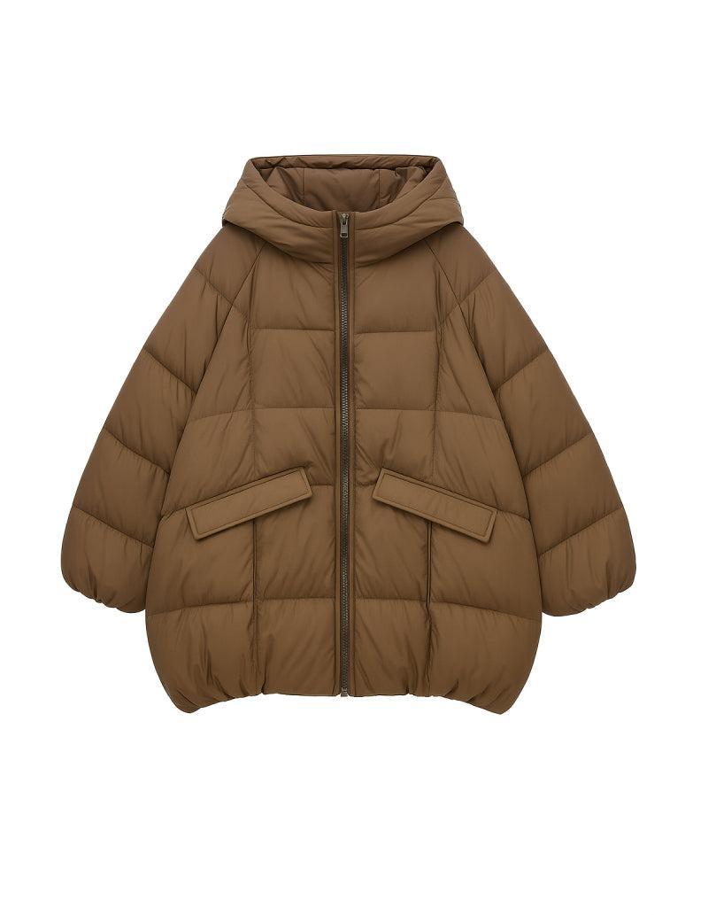 Anorak marron femme-Atelier Matelassé