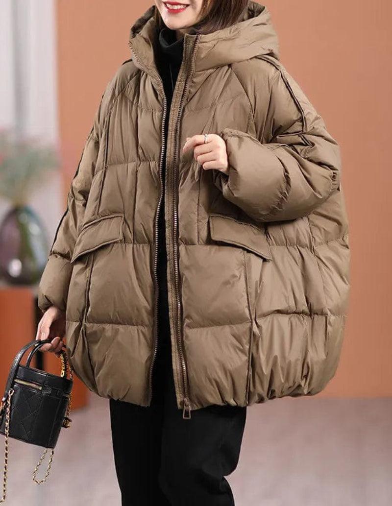 Anorak marron femme-Atelier Matelassé