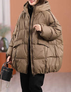 Anorak marron femme-Atelier Matelassé