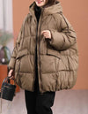 Anorak marron femme-Atelier Matelassé