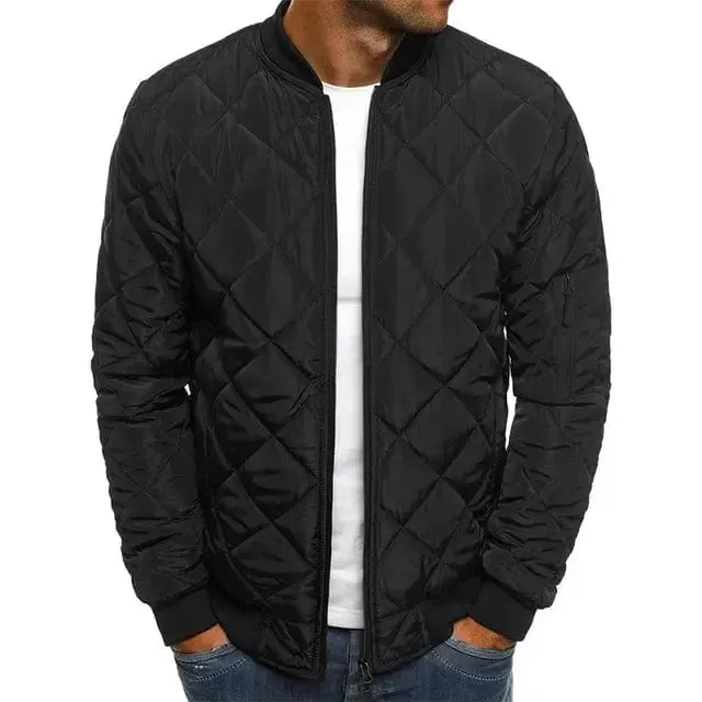 Blouson matelassé homme Noir-Atelier Matelassé