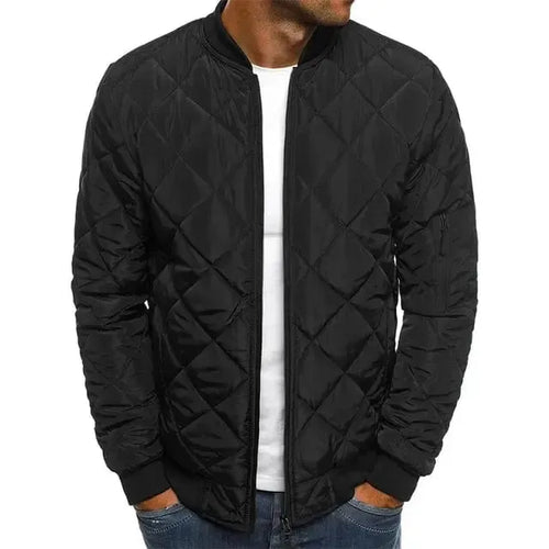 Blouson matelassé homme Noir-Atelier Matelassé