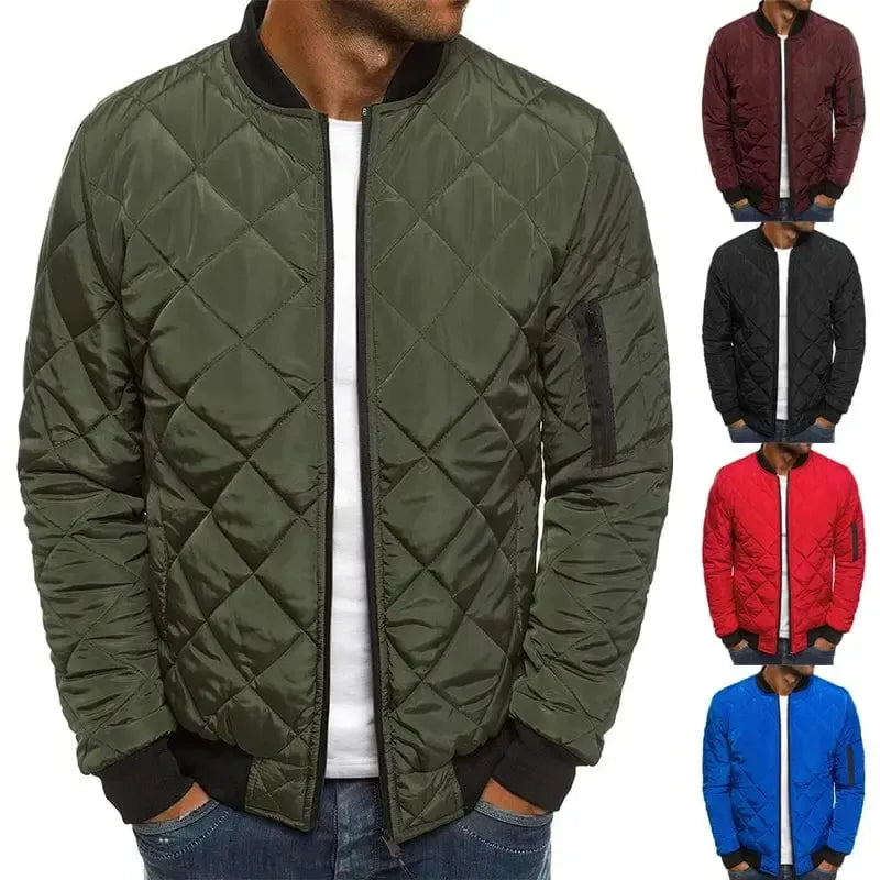 Blouson matelassé homme Noir-Atelier Matelassé