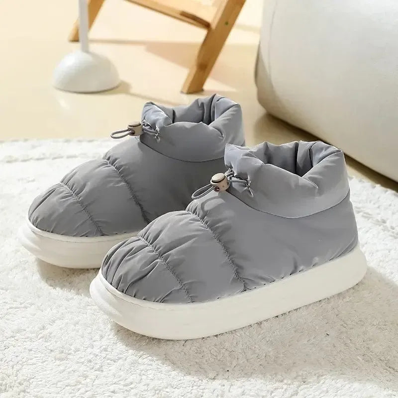 Boots matelassée Gris foncée-Atelier Matelassé