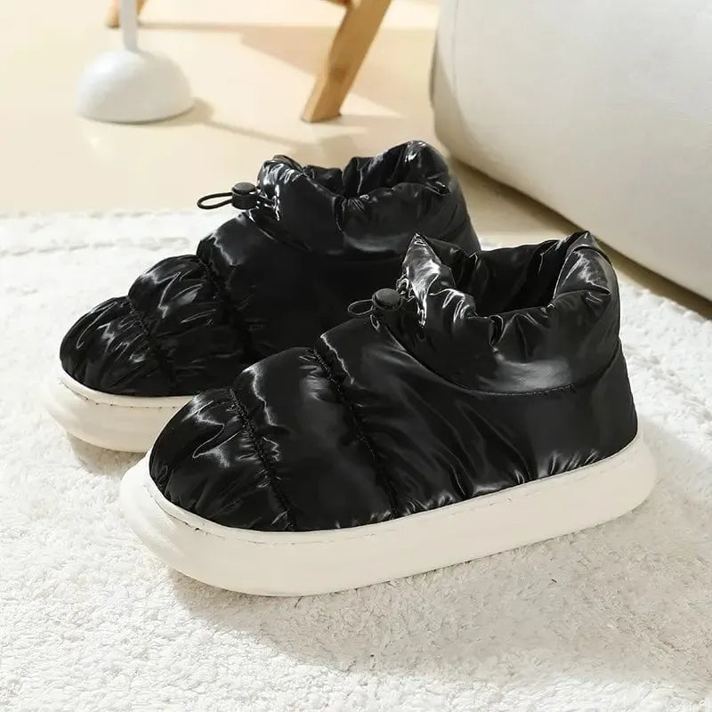 Boots matelassée Noir-Atelier Matelassé