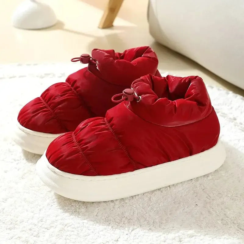 Boots matelassée Rouge-Atelier Matelassé