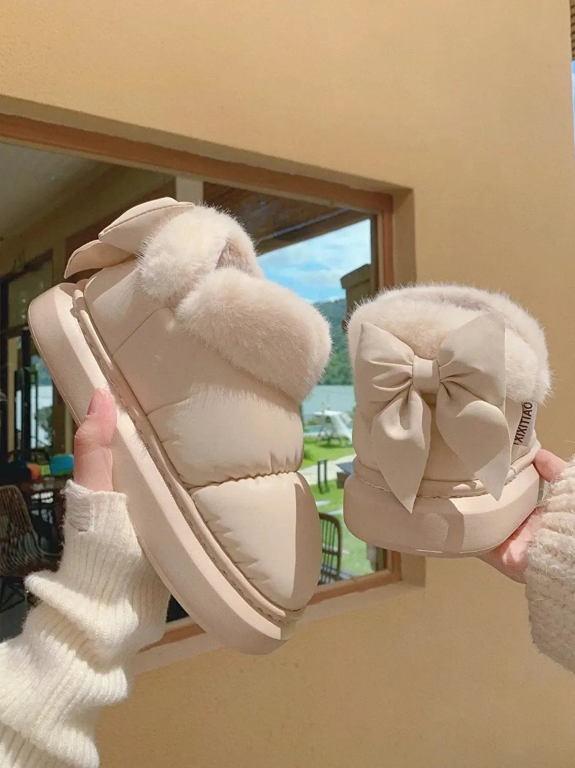 Bottine matelassée Fourrure-Atelier Matelassé