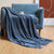 Boutis matelassé léger Bleu marine-Atelier Matelassé