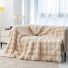 Dessus de lit matelassé Beige-crème-Atelier Matelassé