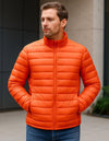 Doudoune Orange Homme-Atelier Matelassé