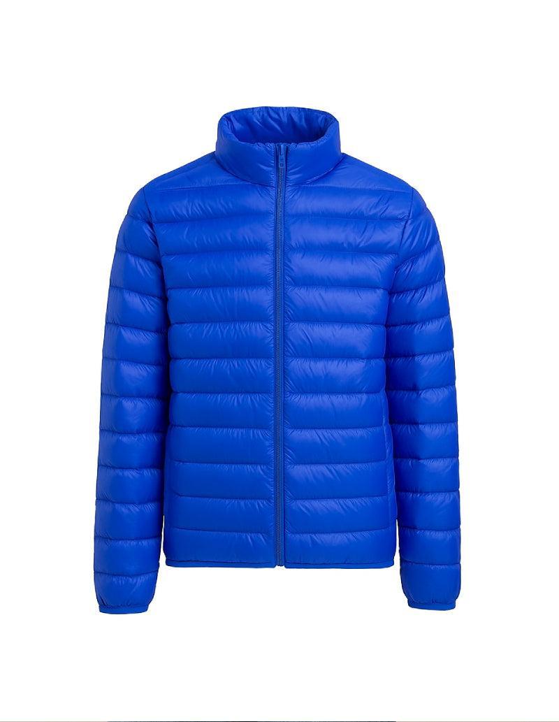 Doudoune bleu electrique homme-Atelier Matelassé
