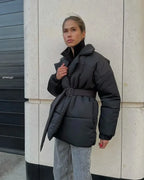 Doudoune cintrée femme-Atelier Matelassé
