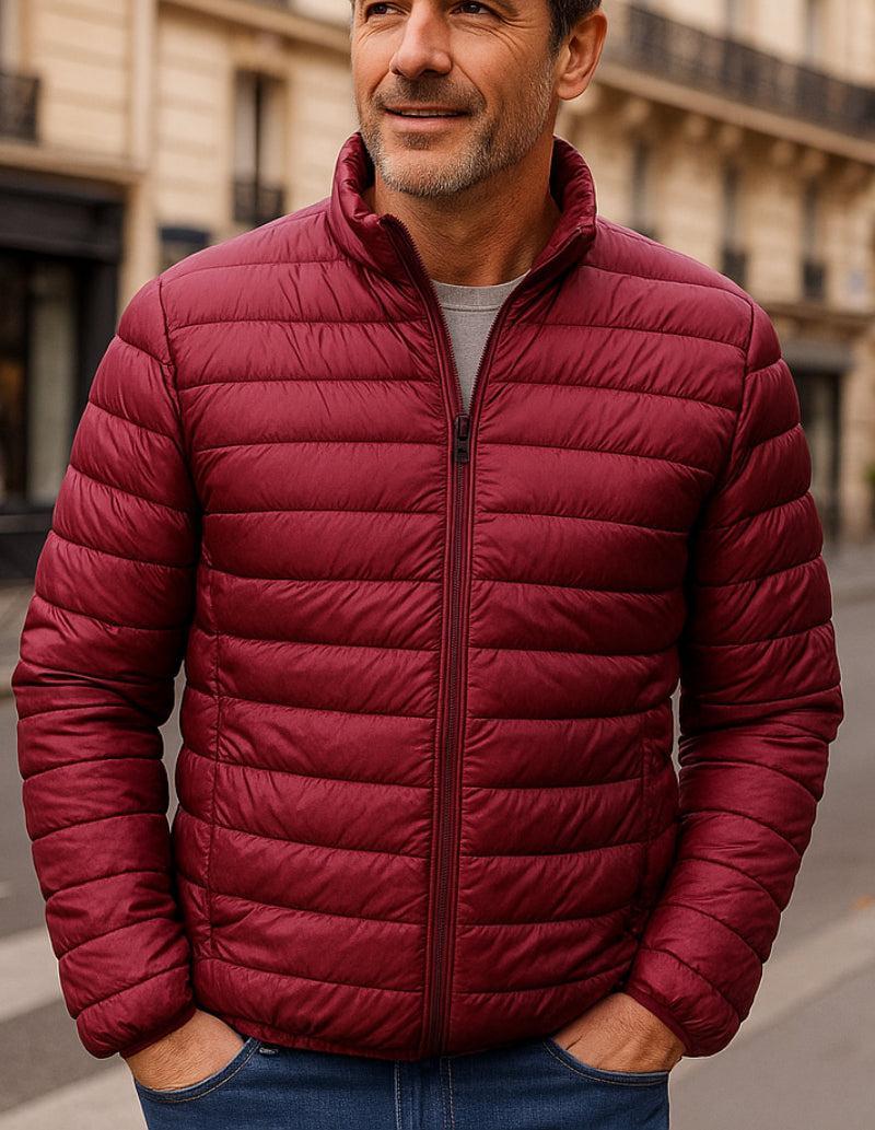 Doudoune matelassée légère Bordeau
