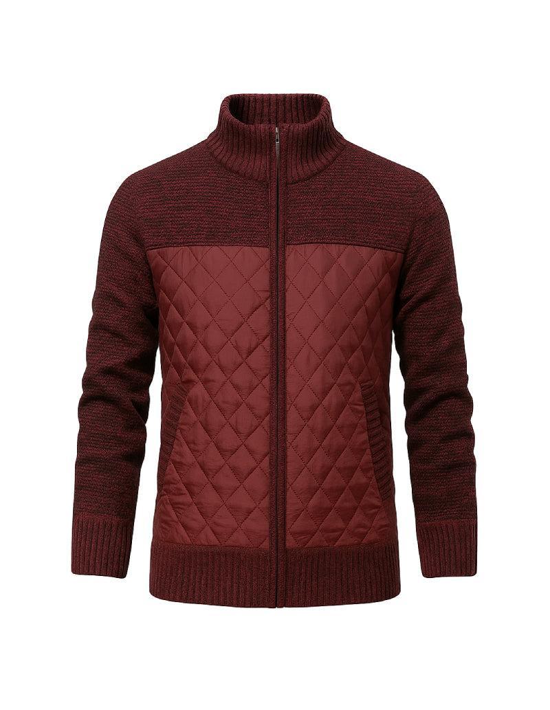 Gilet bordeaux homme-Atelier Matelassé