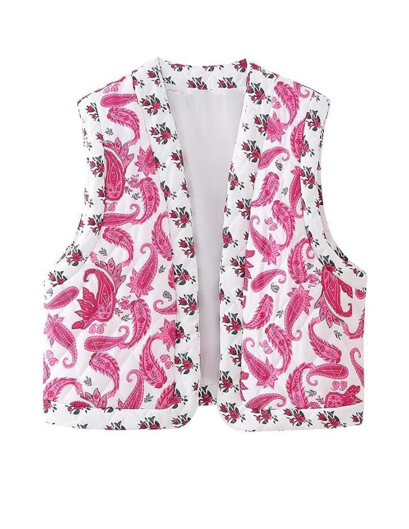 Gilet matelassé sans manche Coton-Atelier Matelassé
