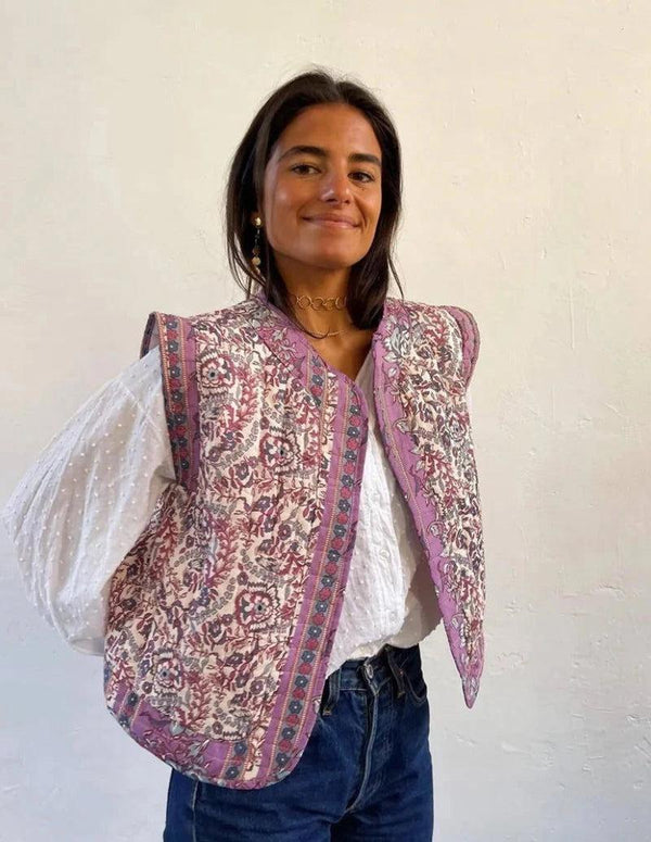 Veste Matelassée Look Veste Sans Manche Femme Gilet Matelassé Sans