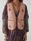 Gilet matelassé sans manche réversible-Atelier Matelassé