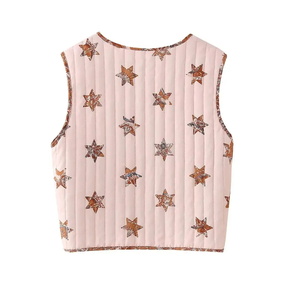 Gilet matelassé sans manche réversible-Atelier Matelassé