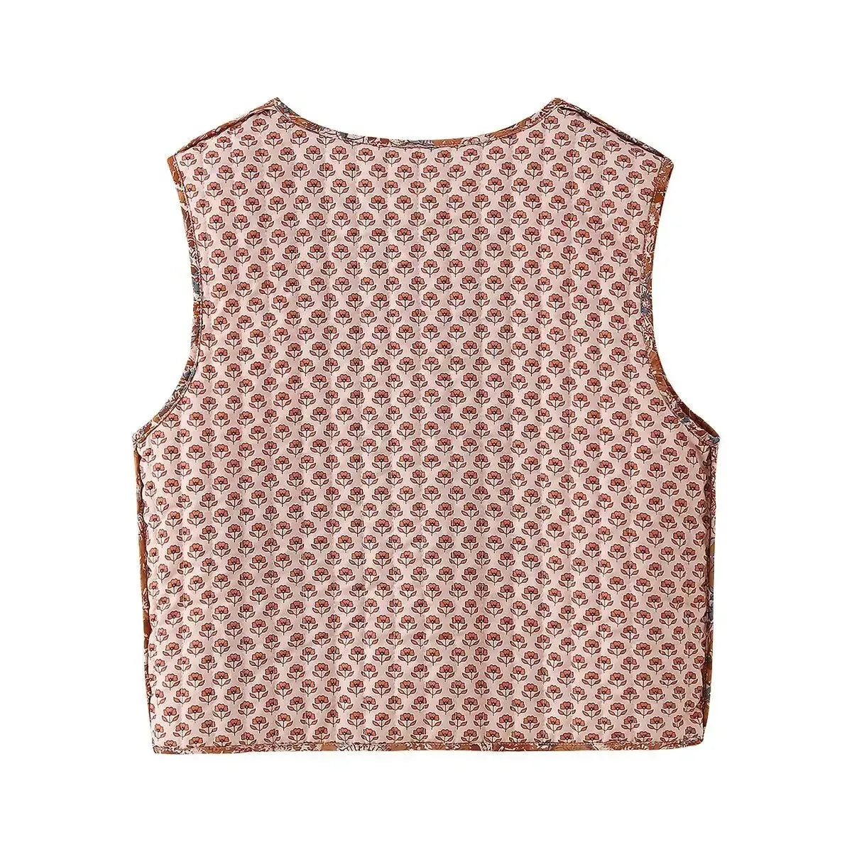 Gilet matelassé sans manche réversible-Atelier Matelassé