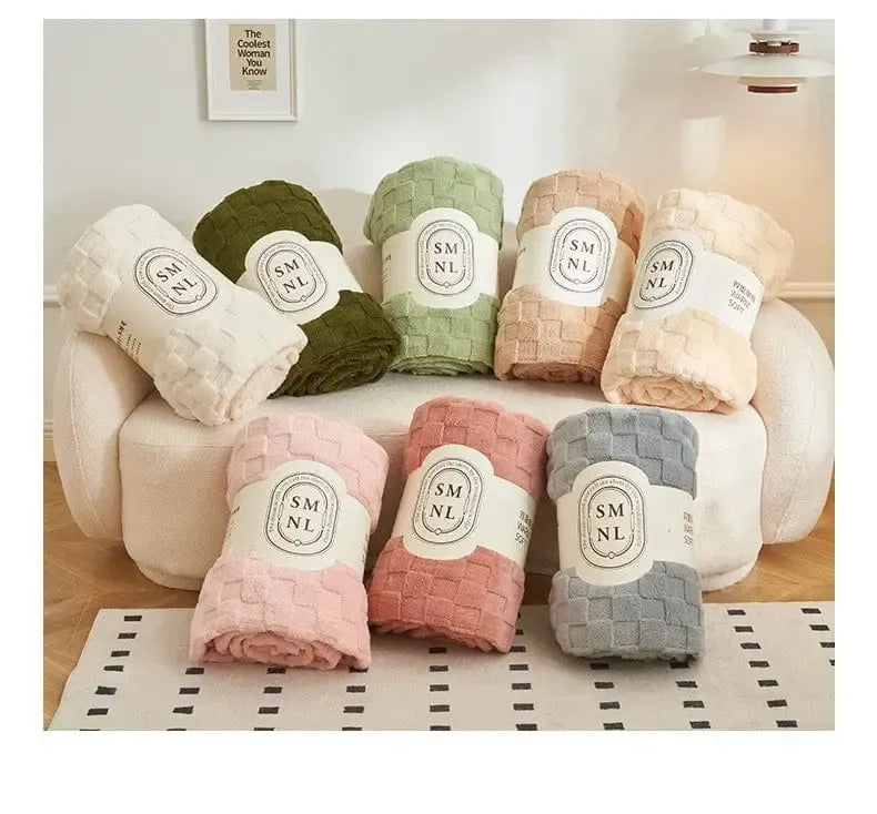 Plaid matelassé confort Beige-crème-Atelier Matelassé