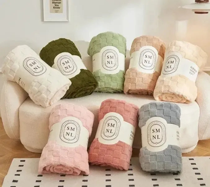 Plaid matelassé confort Vert militaire-Atelier Matelassé