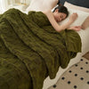 Plaid matelassé confort Vert militaire-Atelier Matelassé